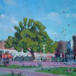 Windrush Square, Brixton, oil on canvas, 80x120 SOLD